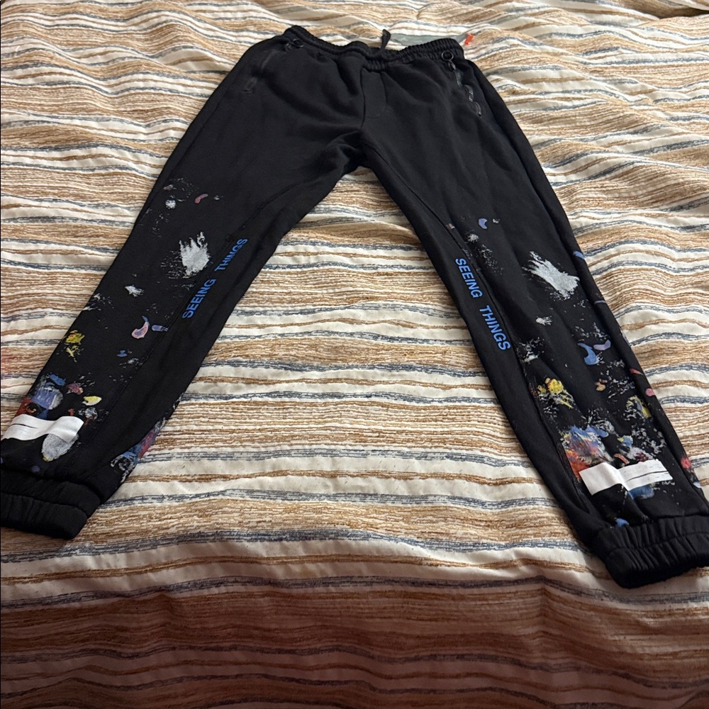 Virgil Abloh x Off white “SEEING THINGS” joggers